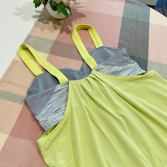 Lululemon Run Back on Track Tank Yellow - Picture 5 of 11